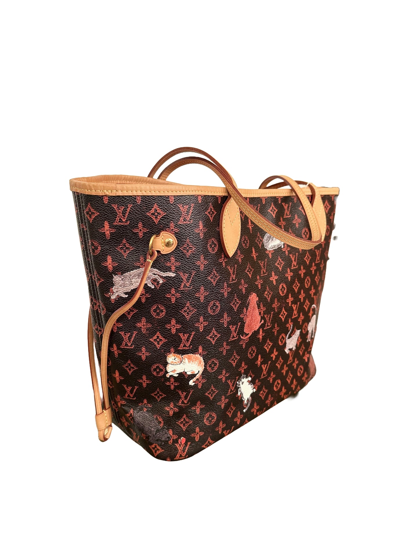 Louis Vuitton Grace Coddington Catogram Neverfull MM Limited Edition