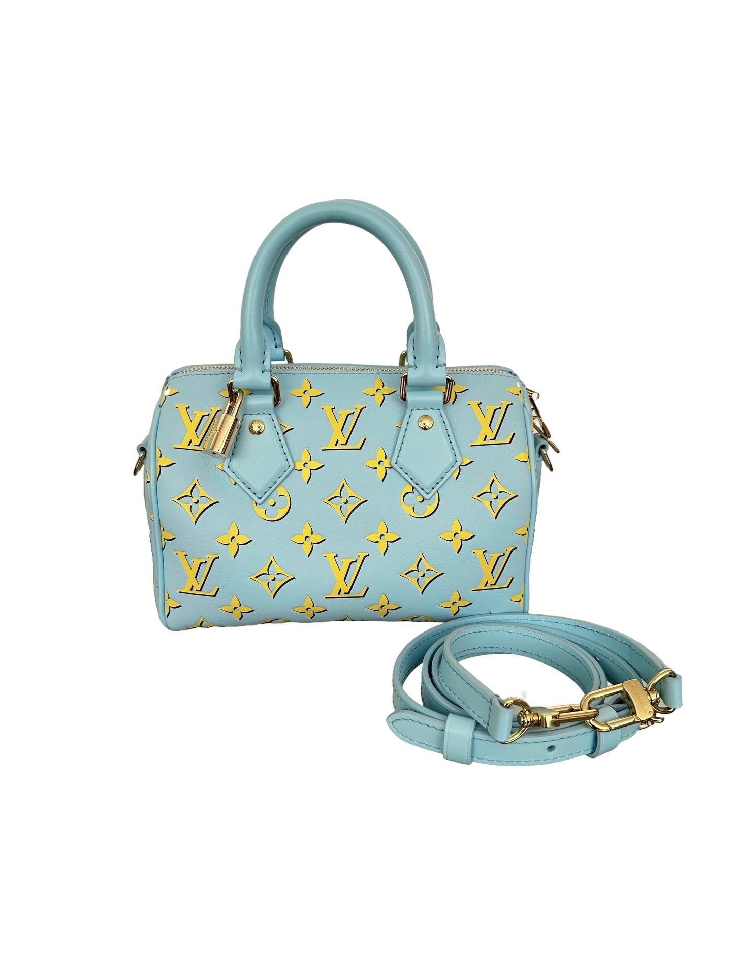 Louis Vuitton Speedy 20 Baby Blue