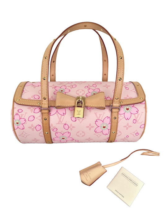 Louis Vuitton Murakami Monogram Cherry Blossom Papillon Pink