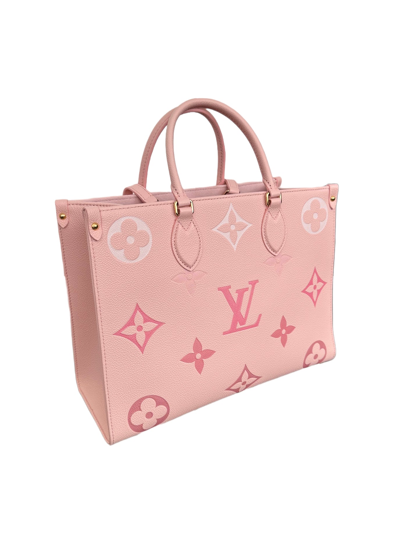 Louis Vuitton Onthego MM By The Pool Empreinte Giant Degrade Rose Gradient Pink