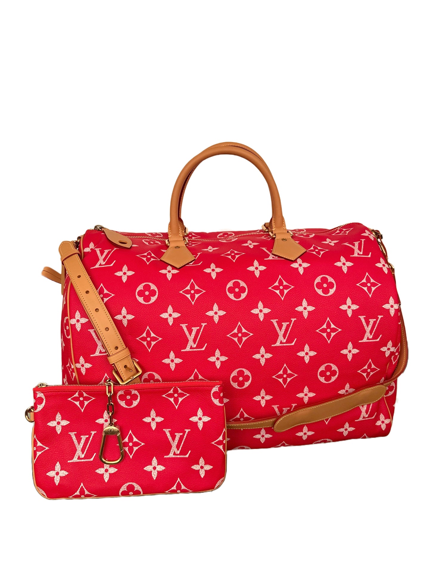 Louis Vuitton x Pharrell Williams Speedy P9 Bandoulière 50 Red Runway Limited