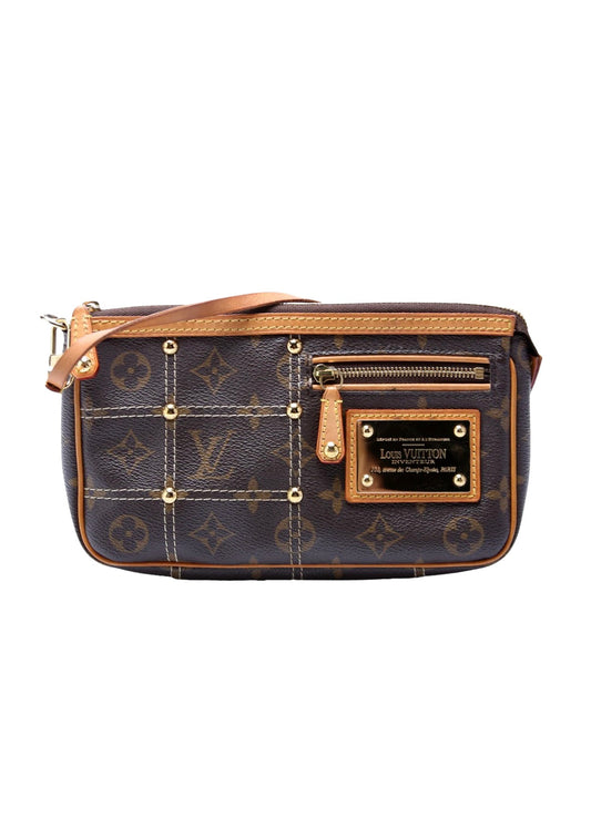 Louis Vuitton Riveting Pochette Accessories Monogram Brown