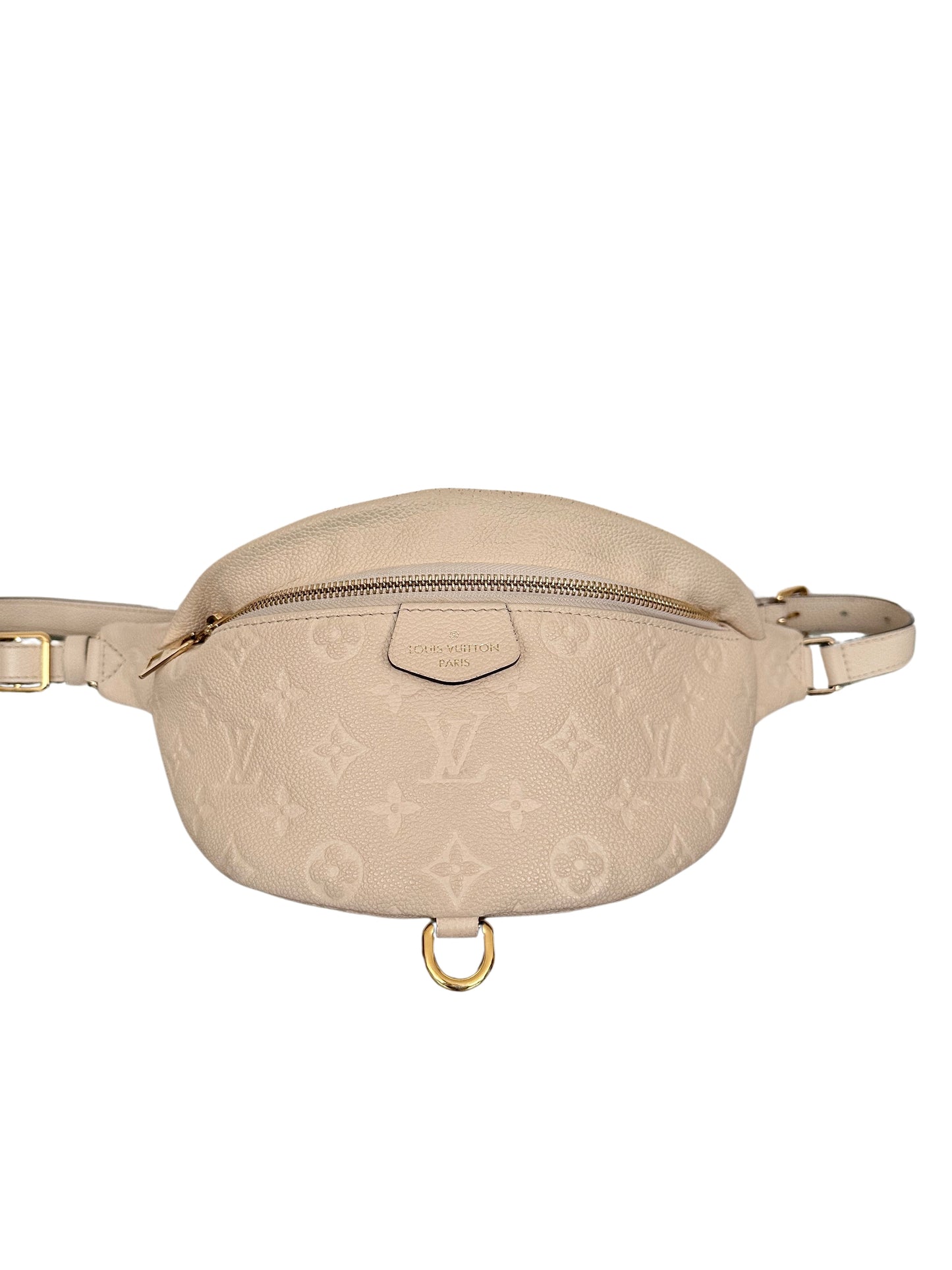 Louis Vuitton Empreinte BumBag Monogram Waist Belt Bag Creme Ivory White Cream