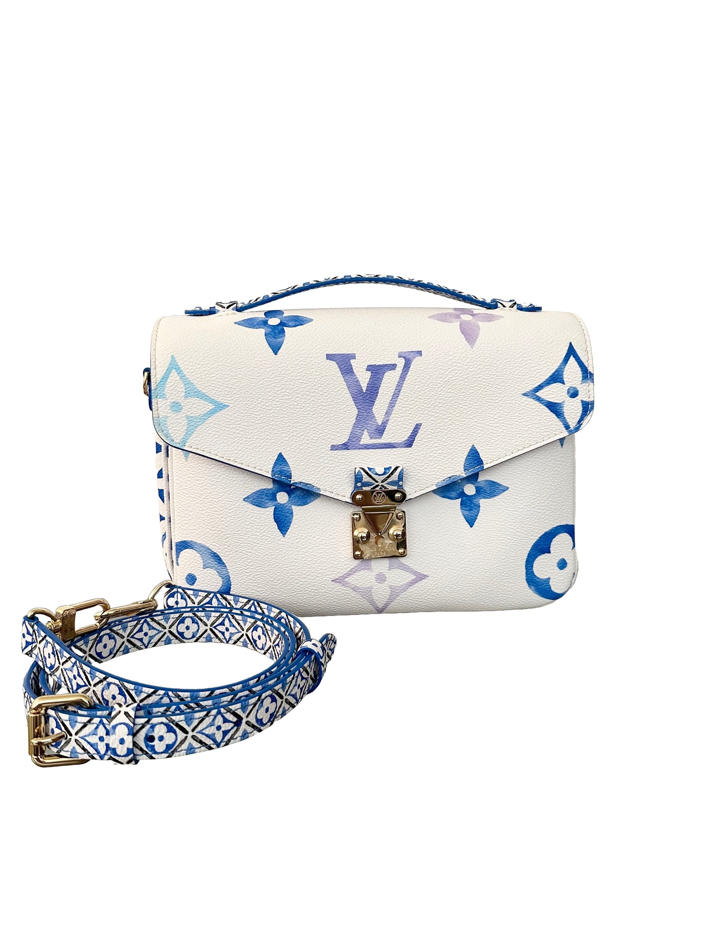 Louis Vuitton By The Pool Pochette Metis MM Watercolor Blue 2023 Limited Edition