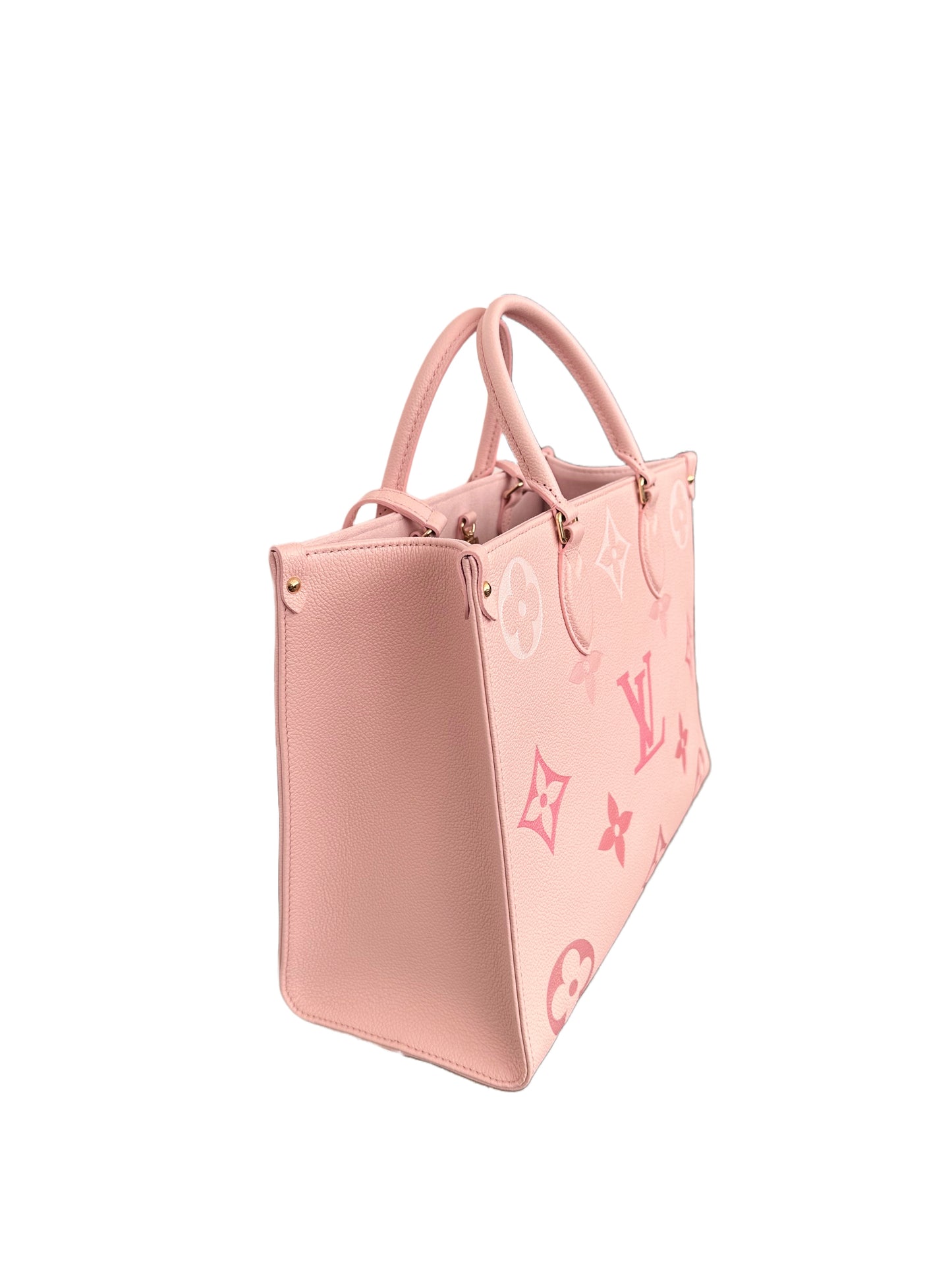 Louis Vuitton Onthego MM By The Pool Empreinte Giant Degrade Rose Gradient Pink