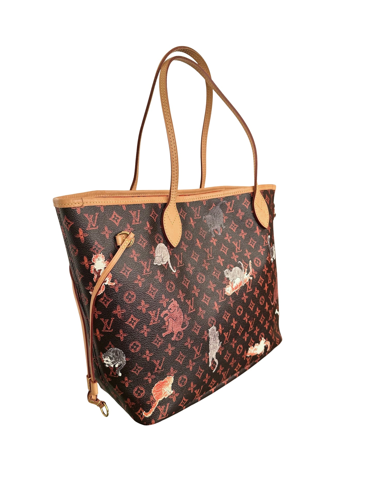 Louis Vuitton Grace Coddington Catogram Neverfull MM Limited Edition