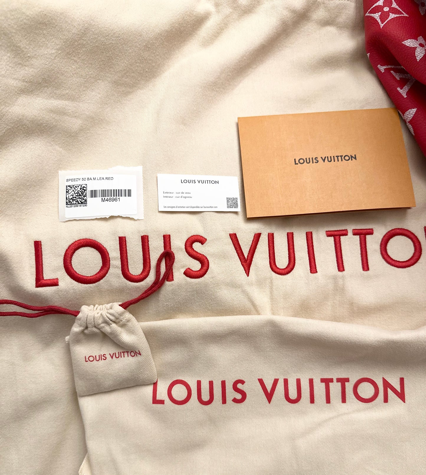 Louis Vuitton x Pharrell Williams Speedy P9 Bandoulière 50 Red Runway Limited