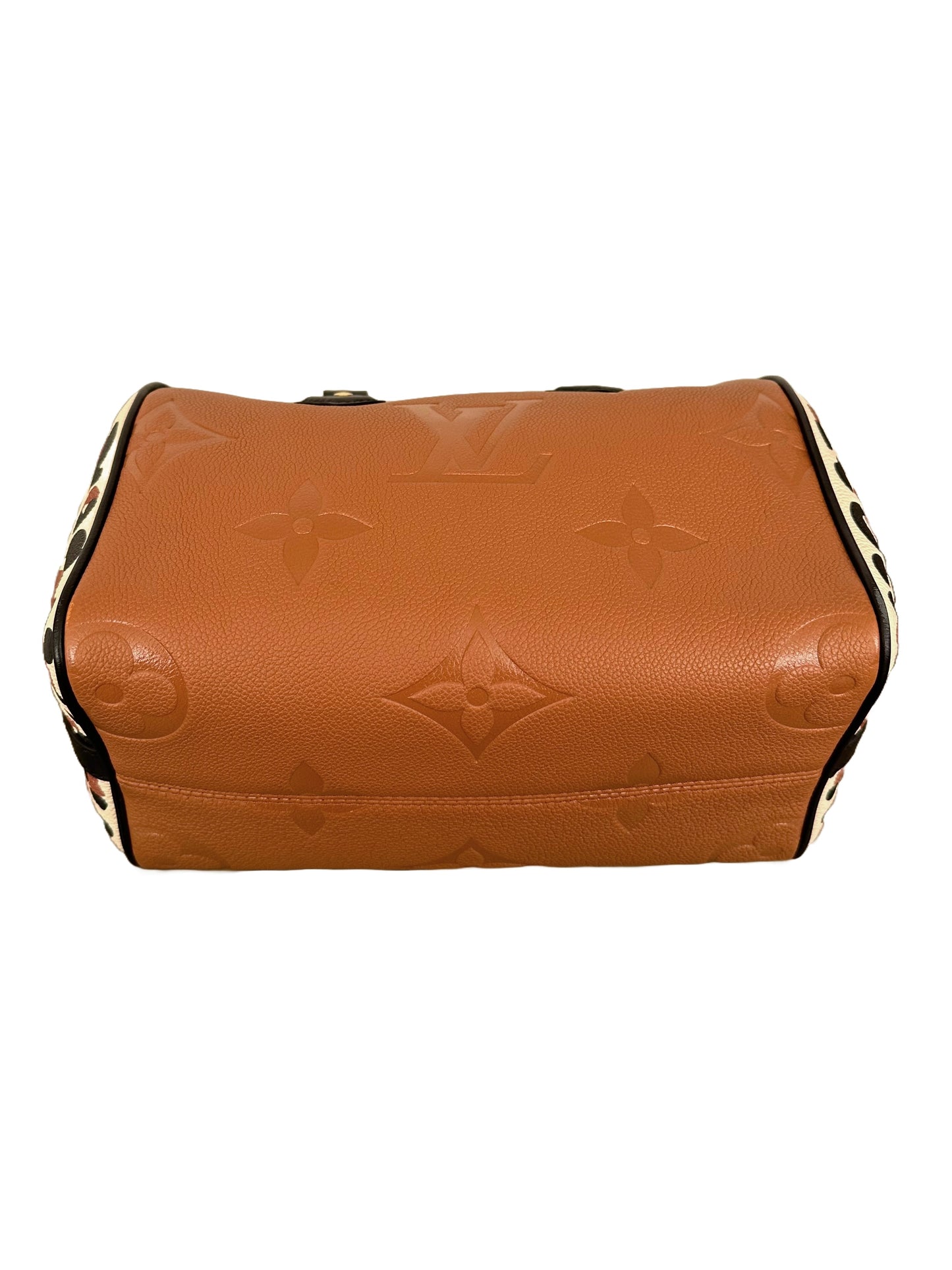 Louis Vuitton Empreinte Wild At Heart Speedy Bandouliere 25 Caramel Cognac Brown