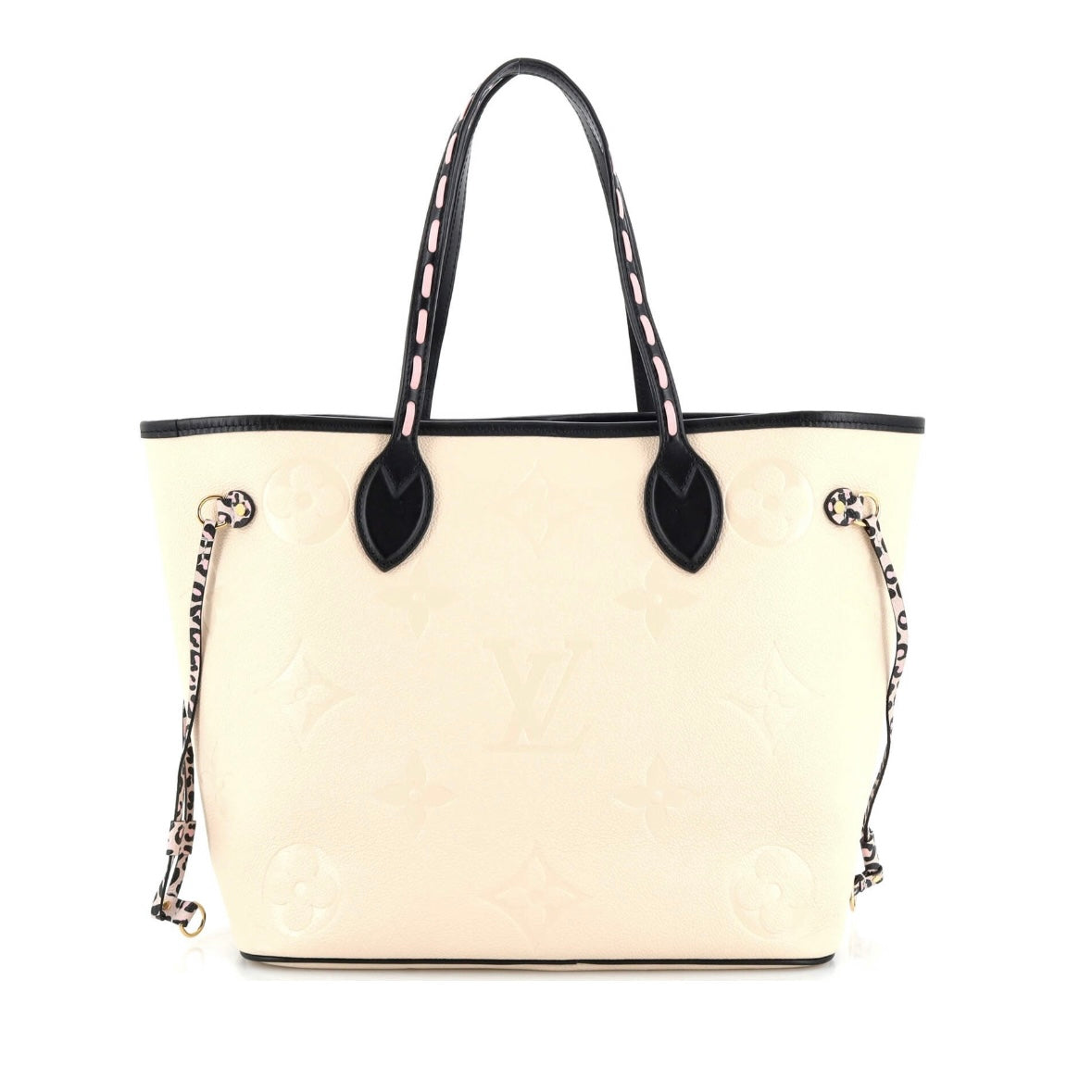 Louis Vuitton Wild At Heart Neverfull MM Ivory Cream Empreinte Giant