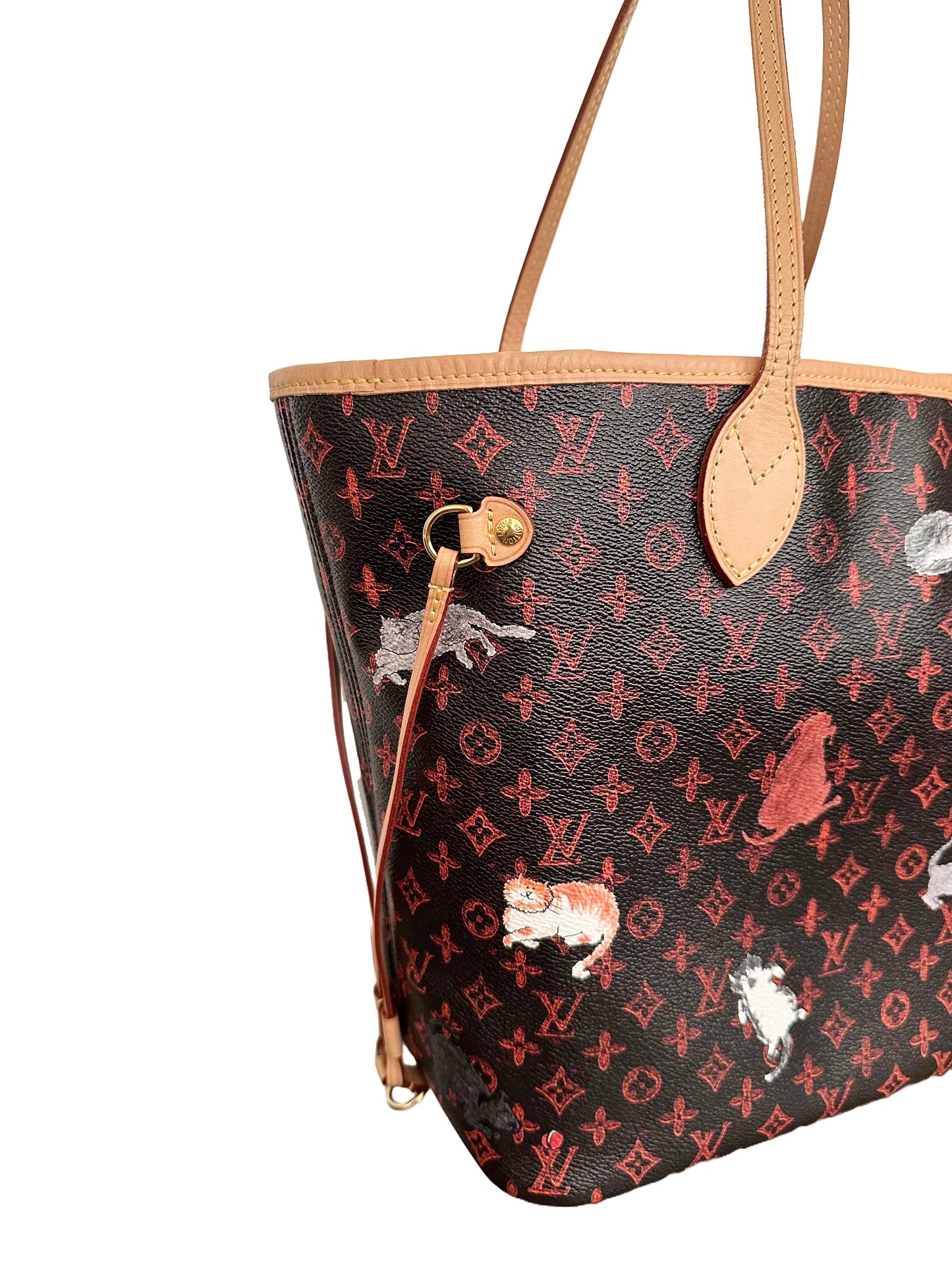 Louis Vuitton Grace Coddington Catogram Neverfull MM Limited Edition