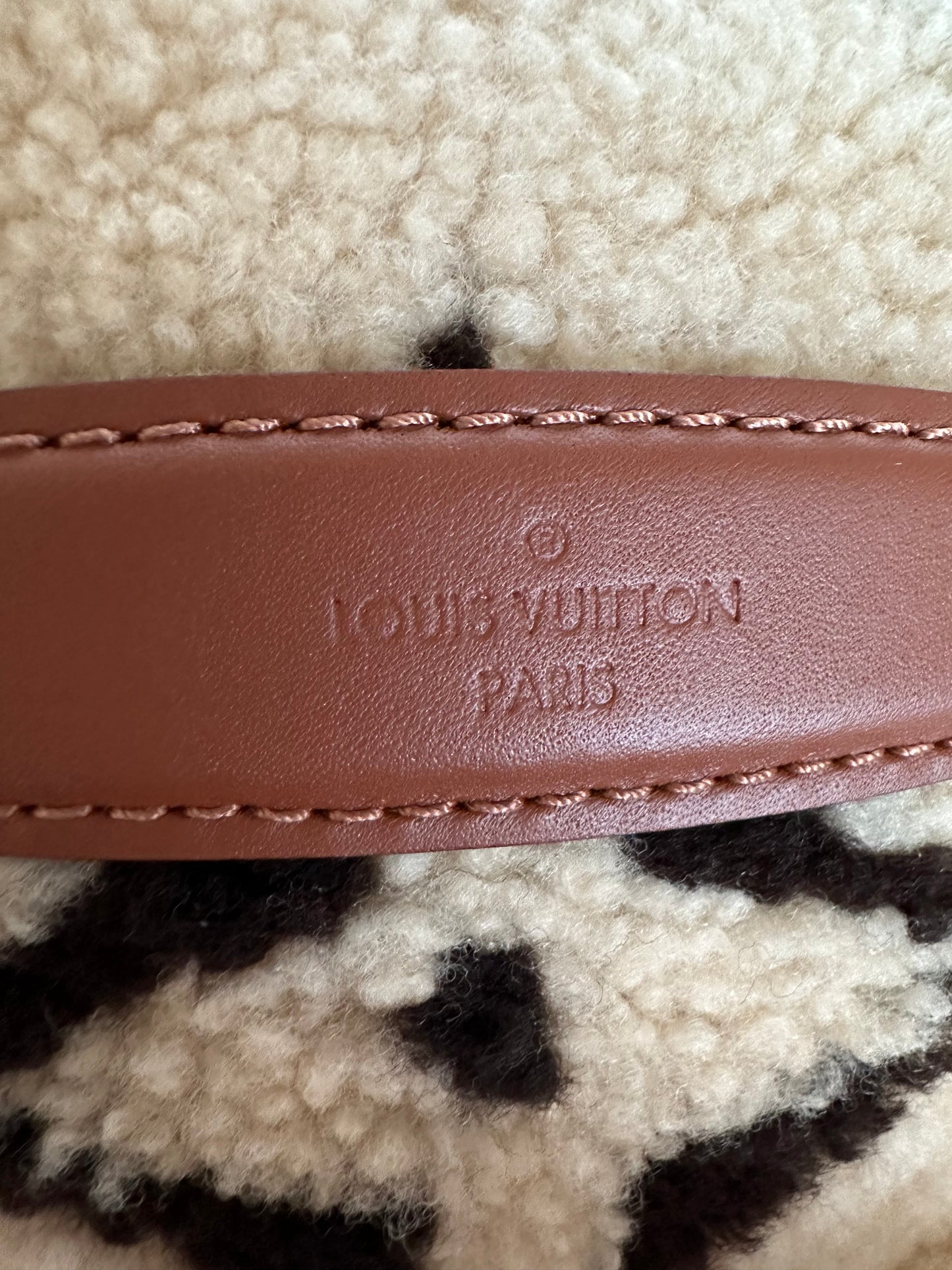 Louis Vuitton Monogram Teddy Fleece Shearling Bumbag Waist Bag