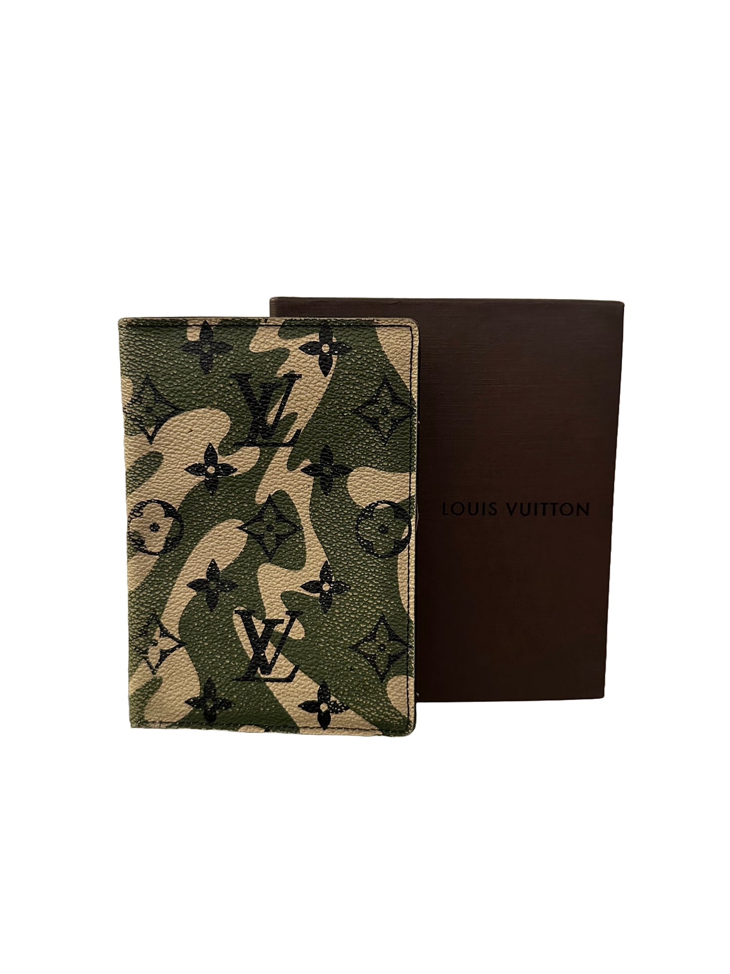 Louis Vuitton Takashi Murakami Monogramouflage Passport Holder