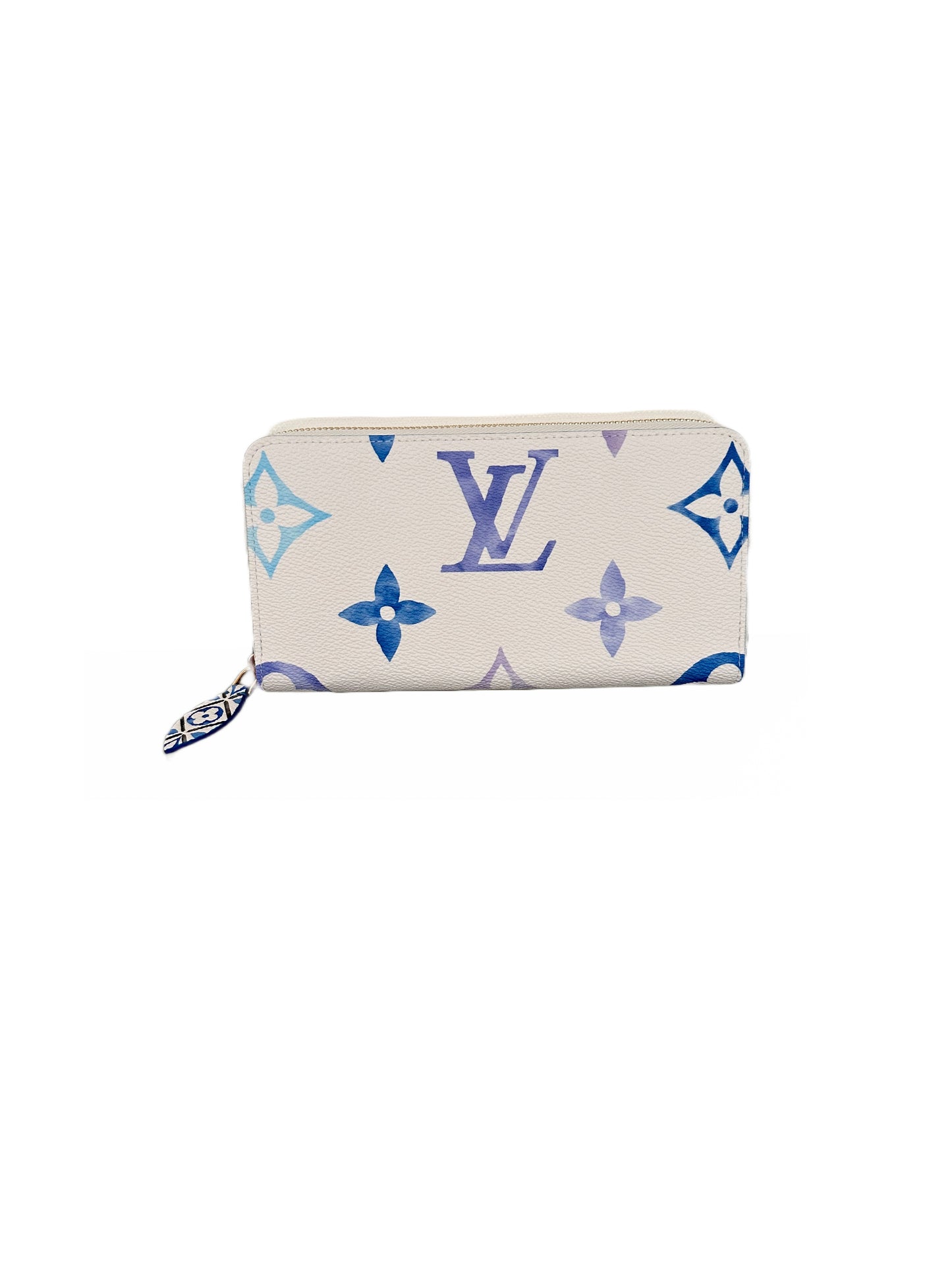 Louis Vuitton Zippy Wallet By The Pool Blue