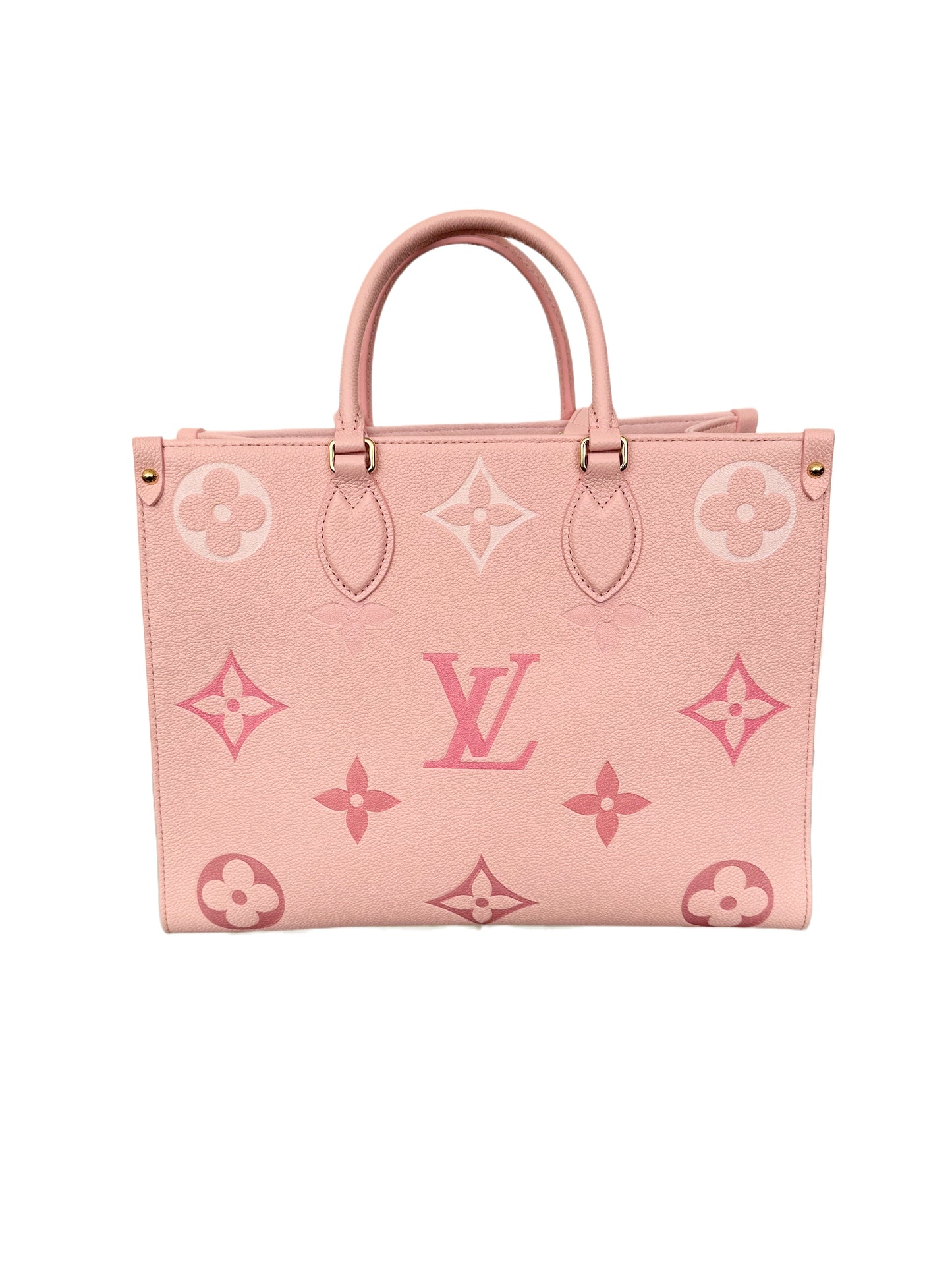 Louis Vuitton Onthego MM By The Pool Empreinte Giant Degrade Rose Gradient Pink