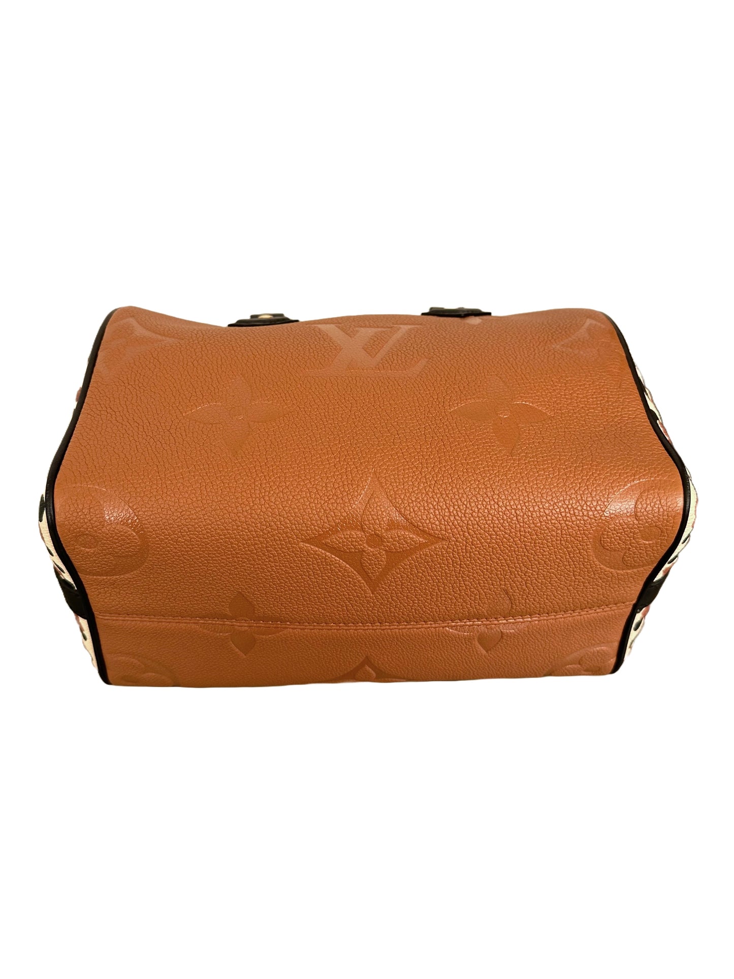 Louis Vuitton Empreinte Wild At Heart Speedy Bandouliere 25 Caramel Cognac Brown