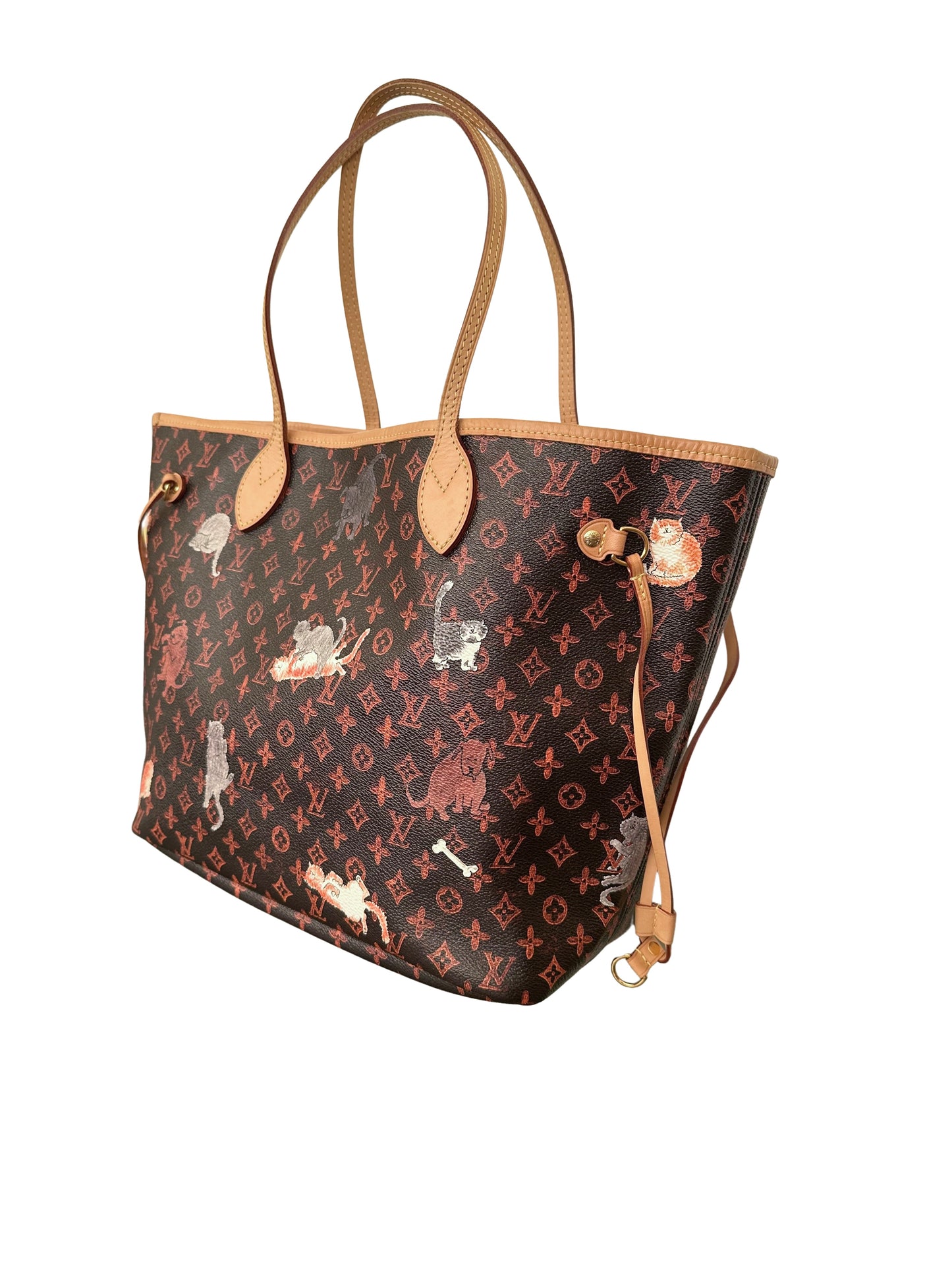 Louis Vuitton Grace Coddington Catogram Neverfull MM Limited Edition