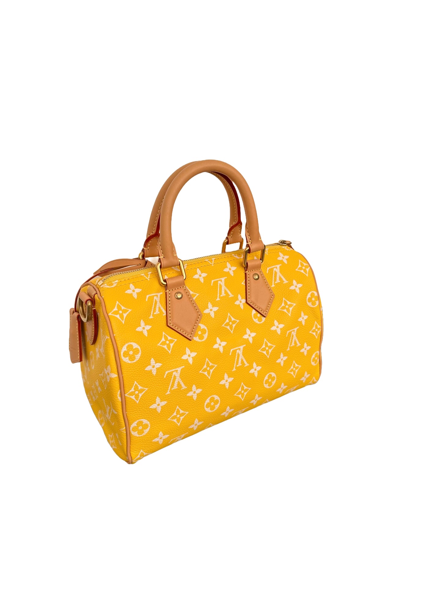 Louis Vuitton x Pharrell Williams Speedy P9 Bandoulière 25 Jaune Yellow Runway