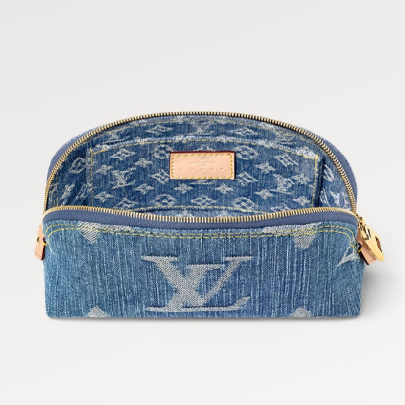 Louis Vuitton Pochette Cosmétique PM Denim Remix Cosmetic Pouch