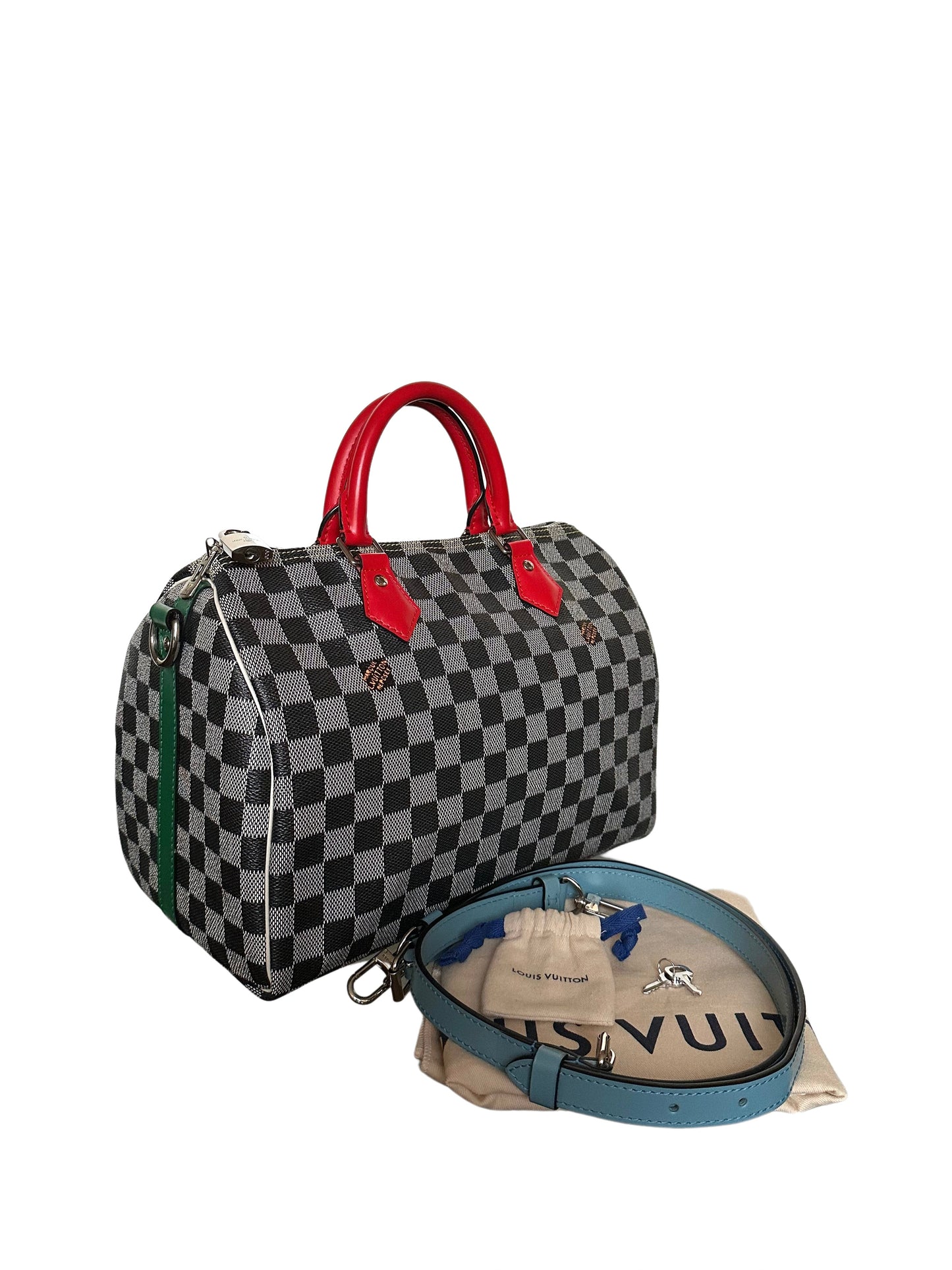 Louis Vuitton Damier Noir Speedy Bandouliere 30 Nicolas Ghesquiere