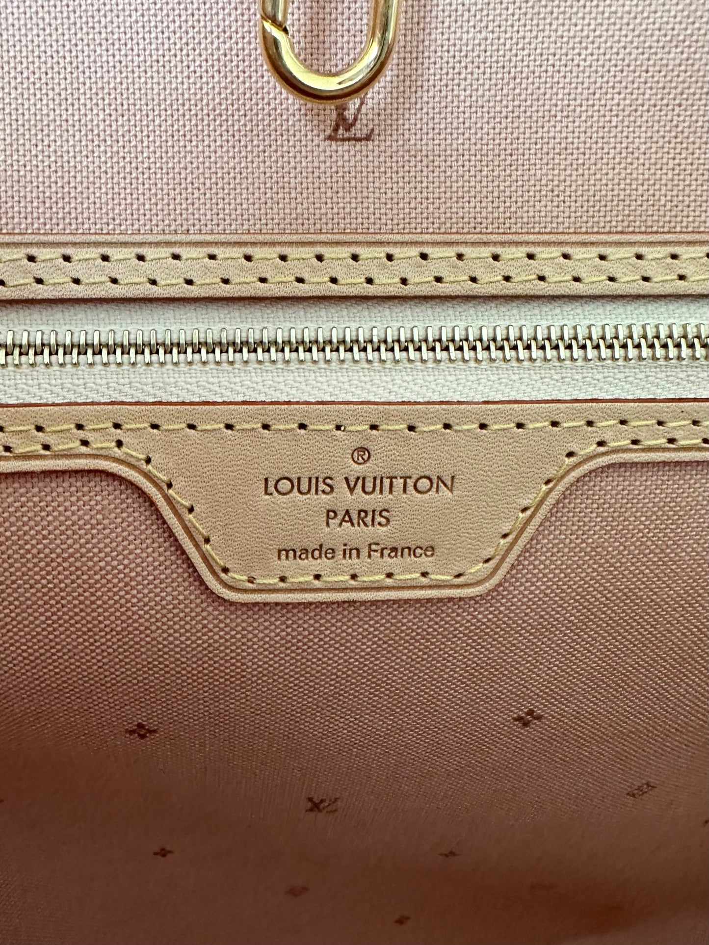 Louis Vuitton Neverfull Tote Fall for You Monogram Canvas MM Beige Clair