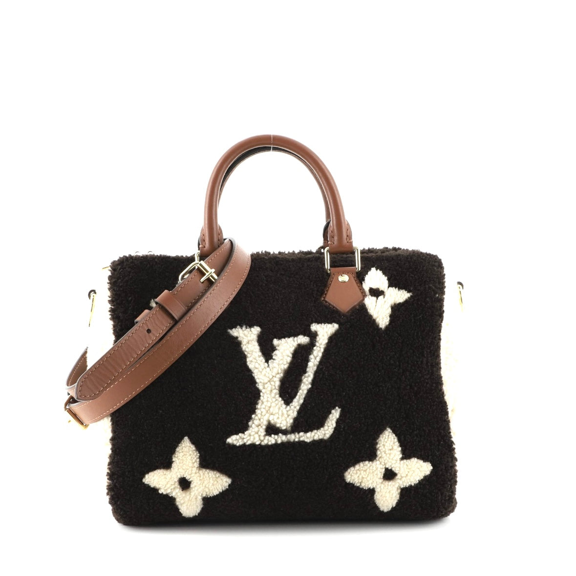 Louis Vuitton Speedy 25 Teddy Fleece Shearling