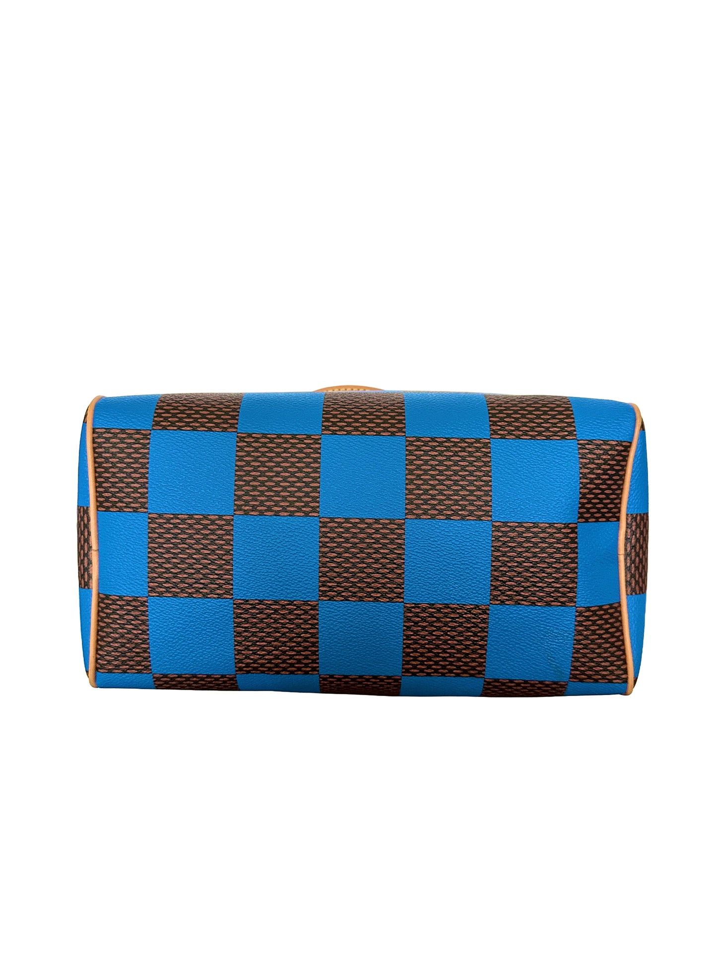 Louis Vuitton Pharrell Damier Pop Speedy Bandouliere 25 Blue