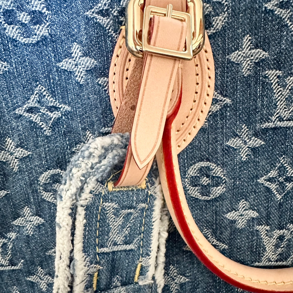 Louis Vuitton OnTheGo MM Monogram Denim Remix