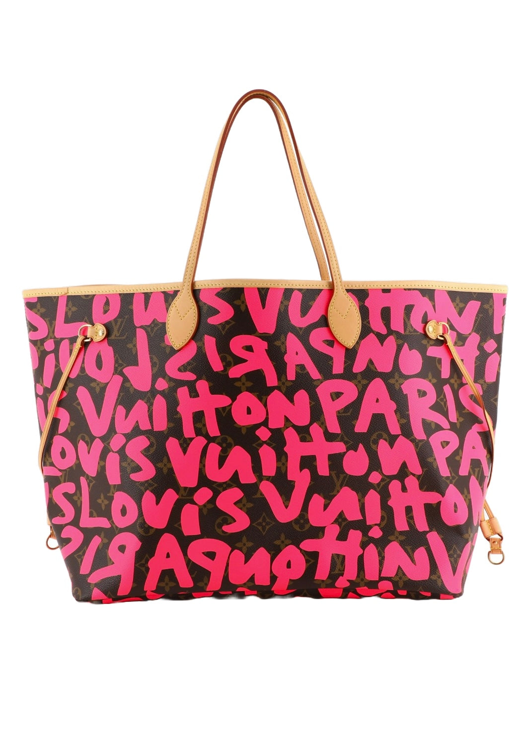 Louis Vuitton Stephen Sprouse Neverfull GM Graffiti Fuchsia Pink Limited Edition