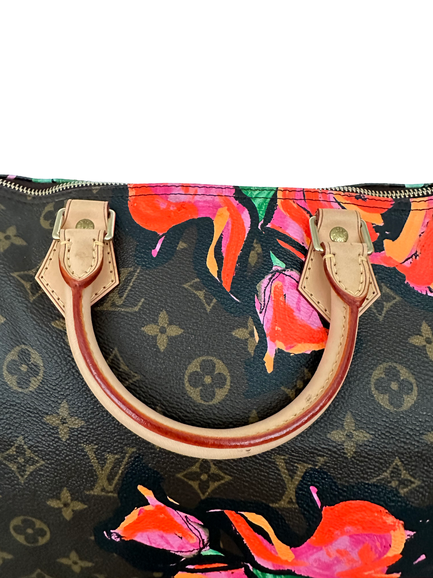 Louis Vuitton Speedy 30 Monogram Stephen Sprouse Roses