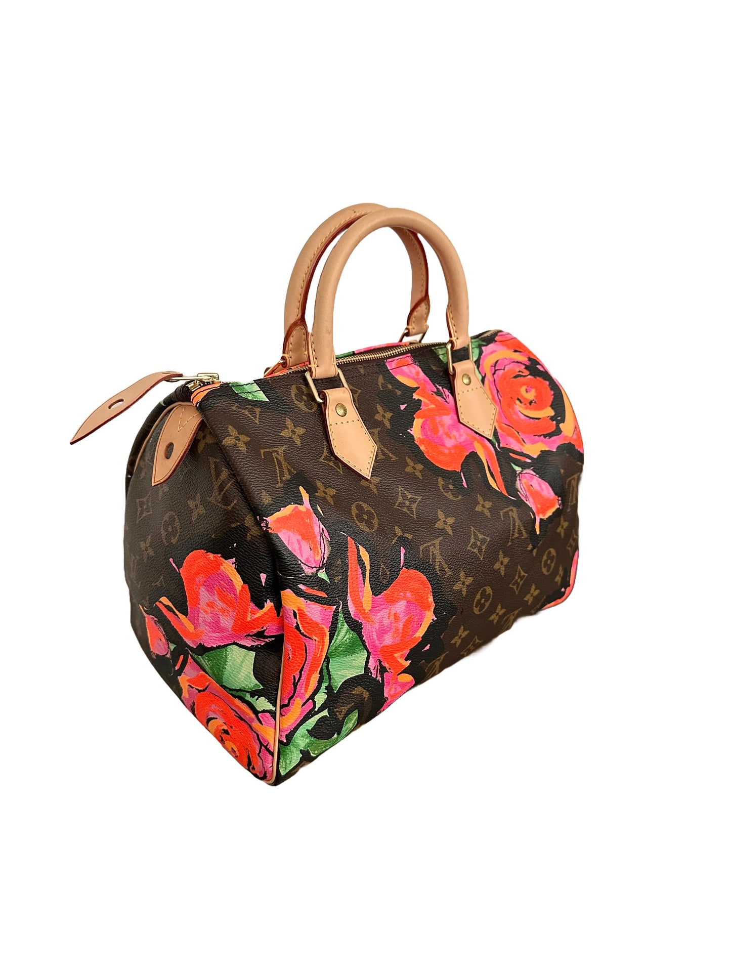 Louis Vuitton Speedy 30 Monogram Stephen Sprouse Roses