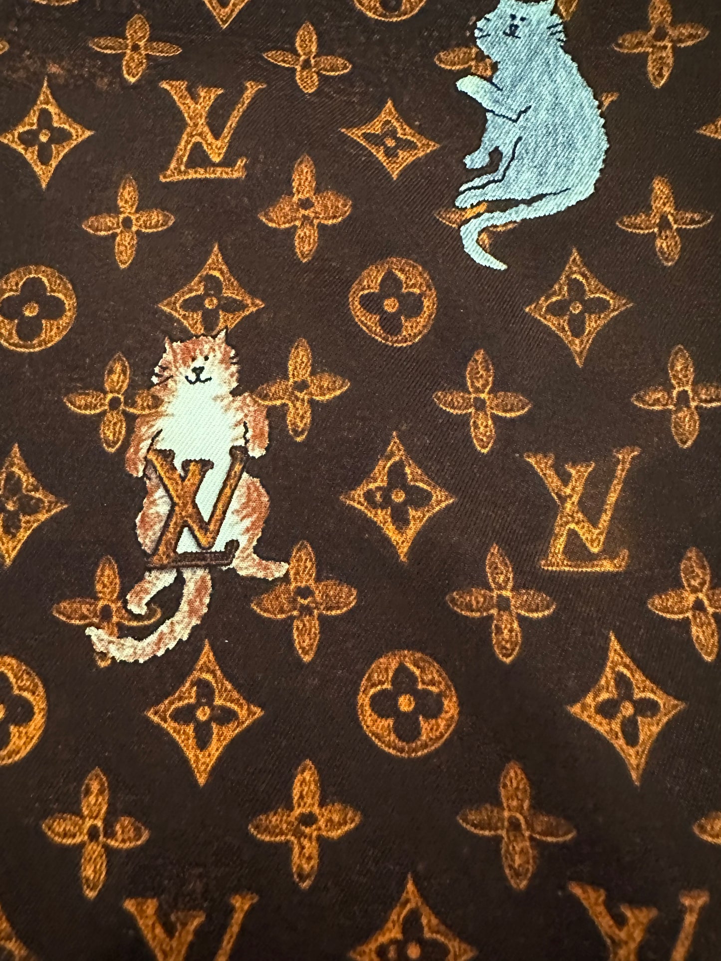 Louis Vuitton Grace Coddington Catogram Silk Scarf