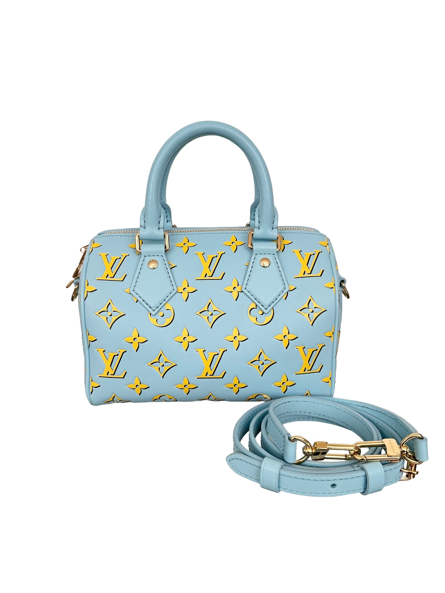 Louis Vuitton Speedy 20 Baby Blue