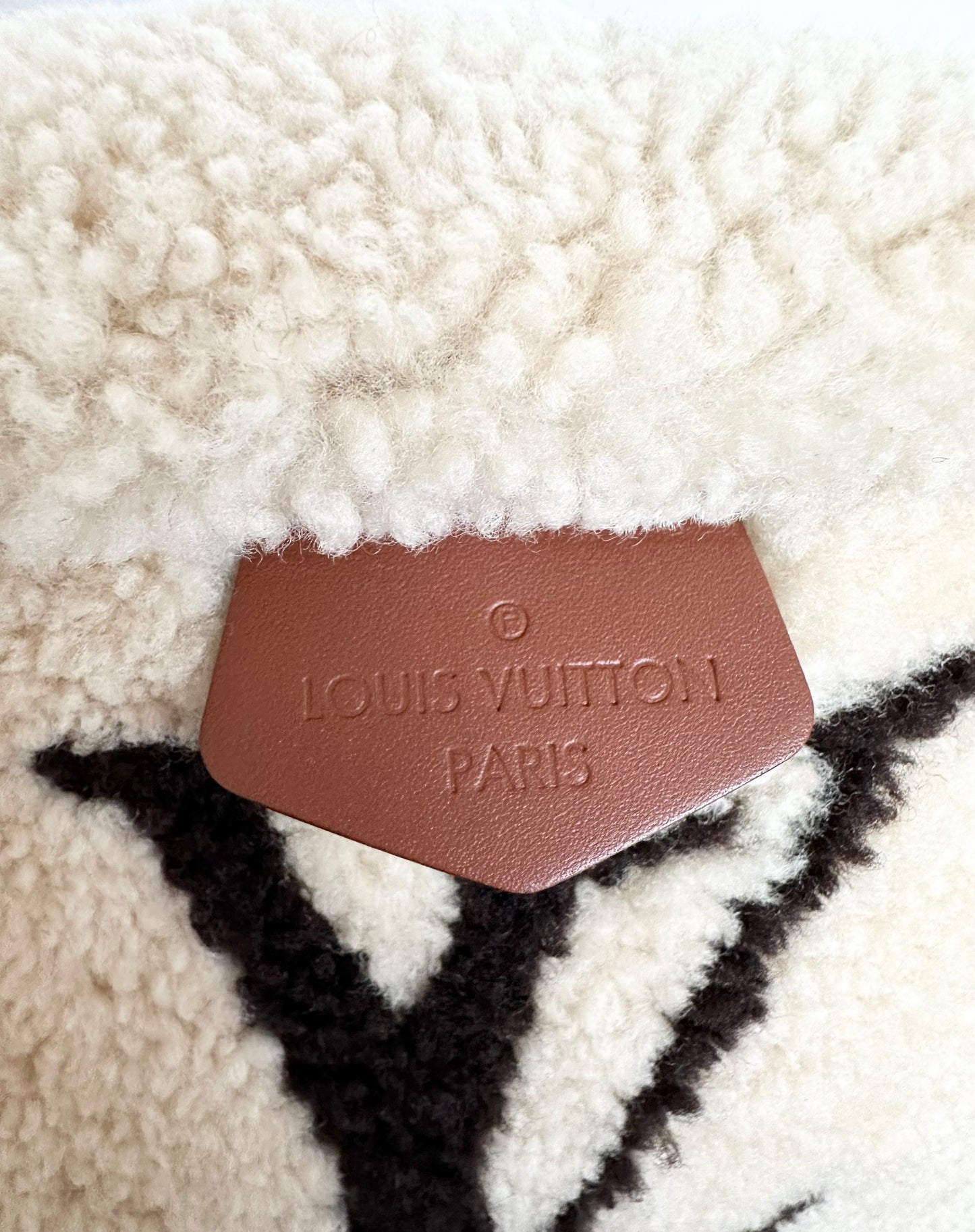 Louis Vuitton Monogram Teddy Fleece Shearling Bumbag Waist Bag