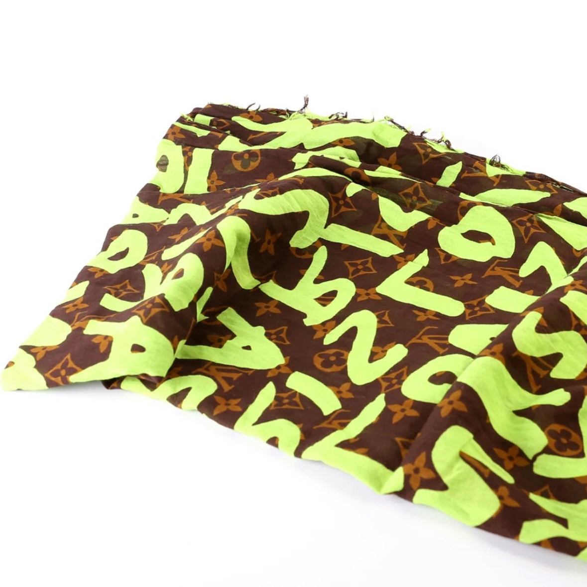 Louis Vuitton Stephen Sprouse Graffiti Scarf Green