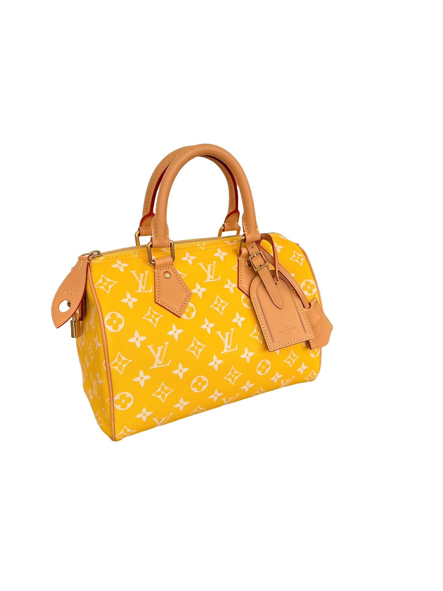 Louis Vuitton x Pharrell Williams Speedy P9 Bandoulière 25 Jaune Yellow Runway