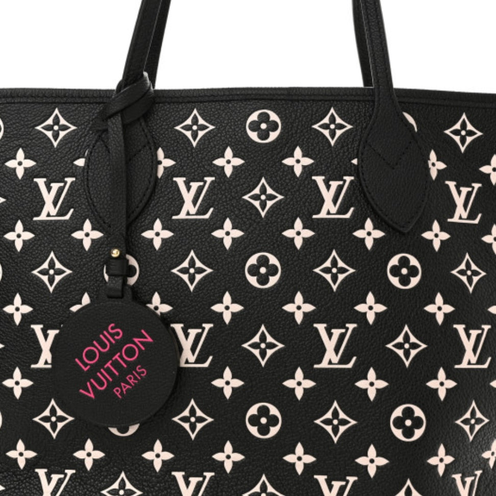 Louis Vuitton Spring in the City Neverfull MM in Black White Pink