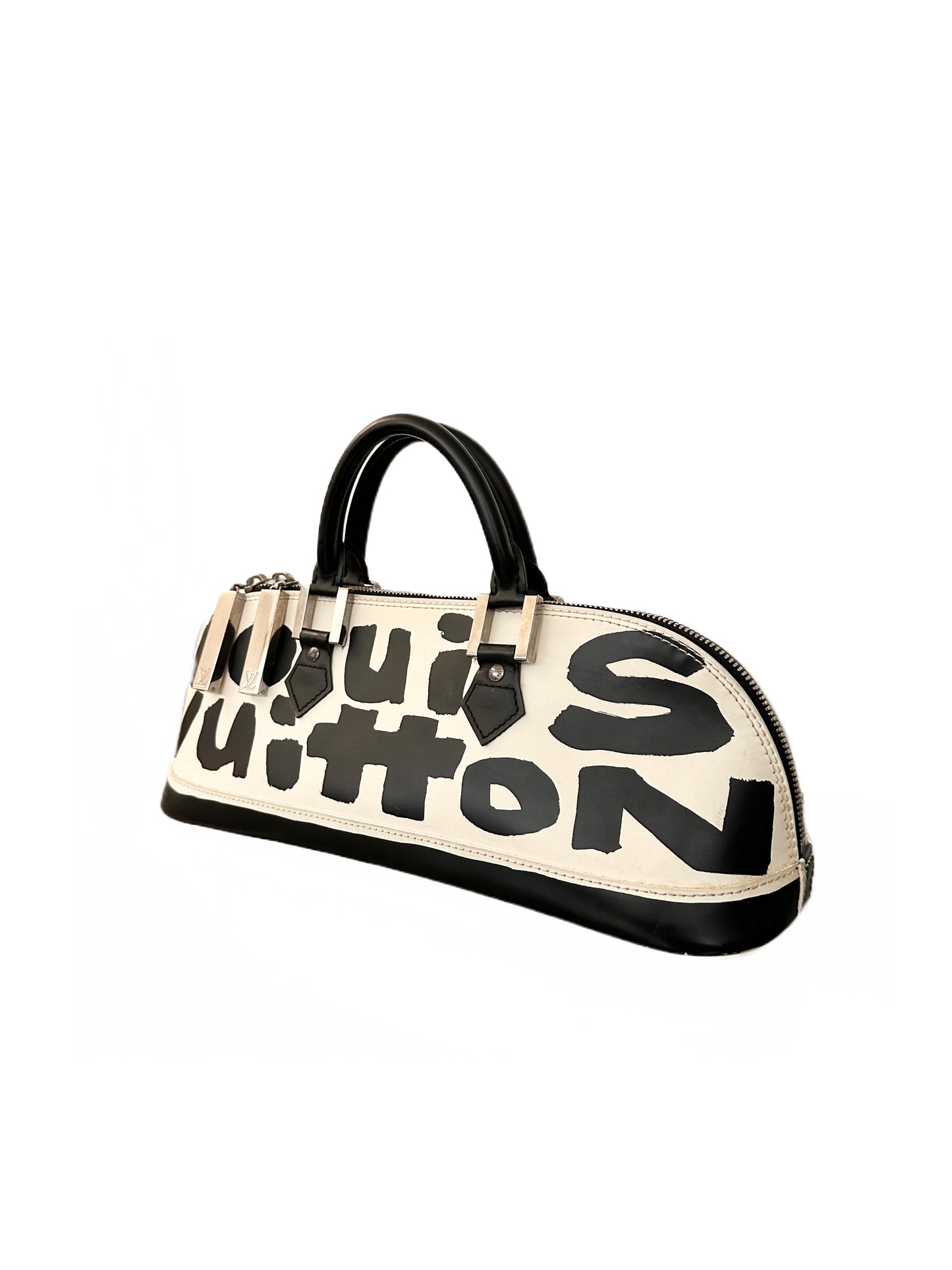 Louis Vuitton Graffiti Alma Horizontal Stephen Sprouse Black White