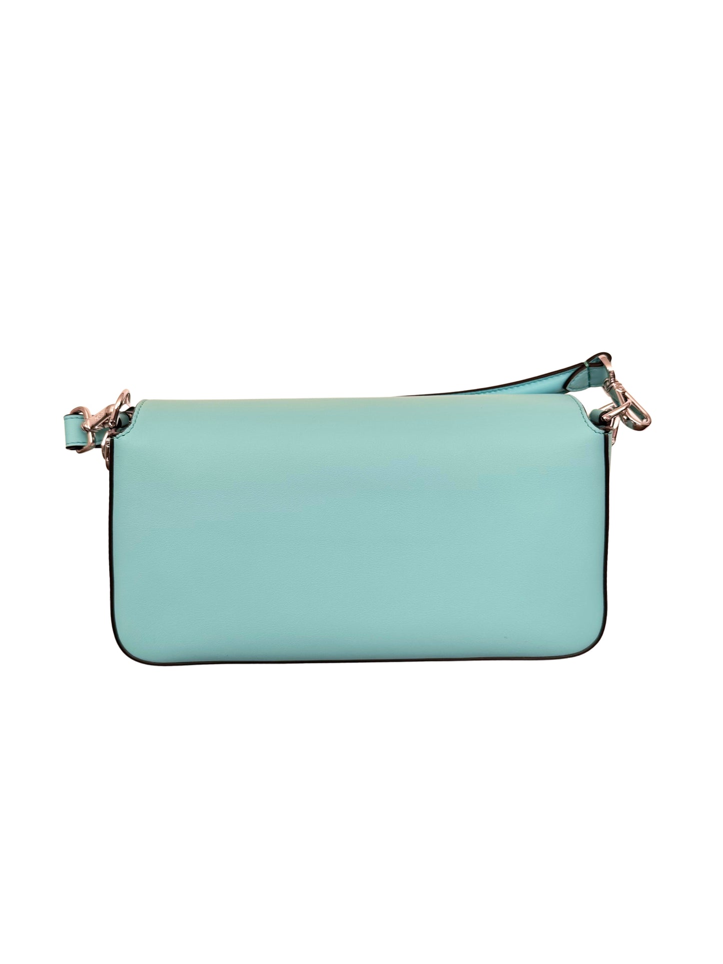 Tiffany x FENDI Medium Baguette in Tiffany Blue Leather and Sterling Silver