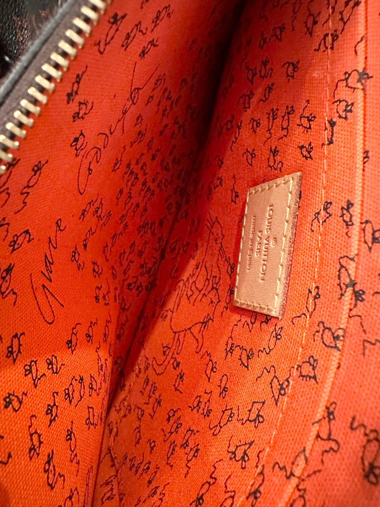 Louis Vuitton Grace Coddington Catogram Neverfull MM Limited Edition