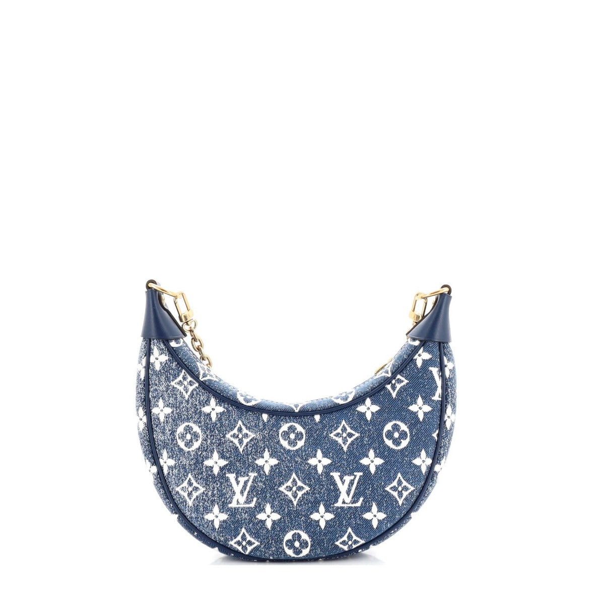 Louis Vuitton Loop Blue Denim Monogram Hobo Shoulder Bag Limited Edition