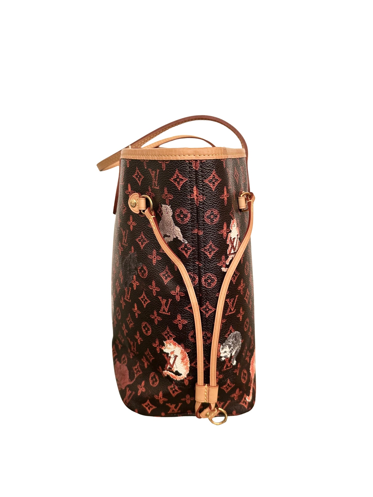 Louis Vuitton Grace Coddington Catogram Neverfull MM Limited Edition