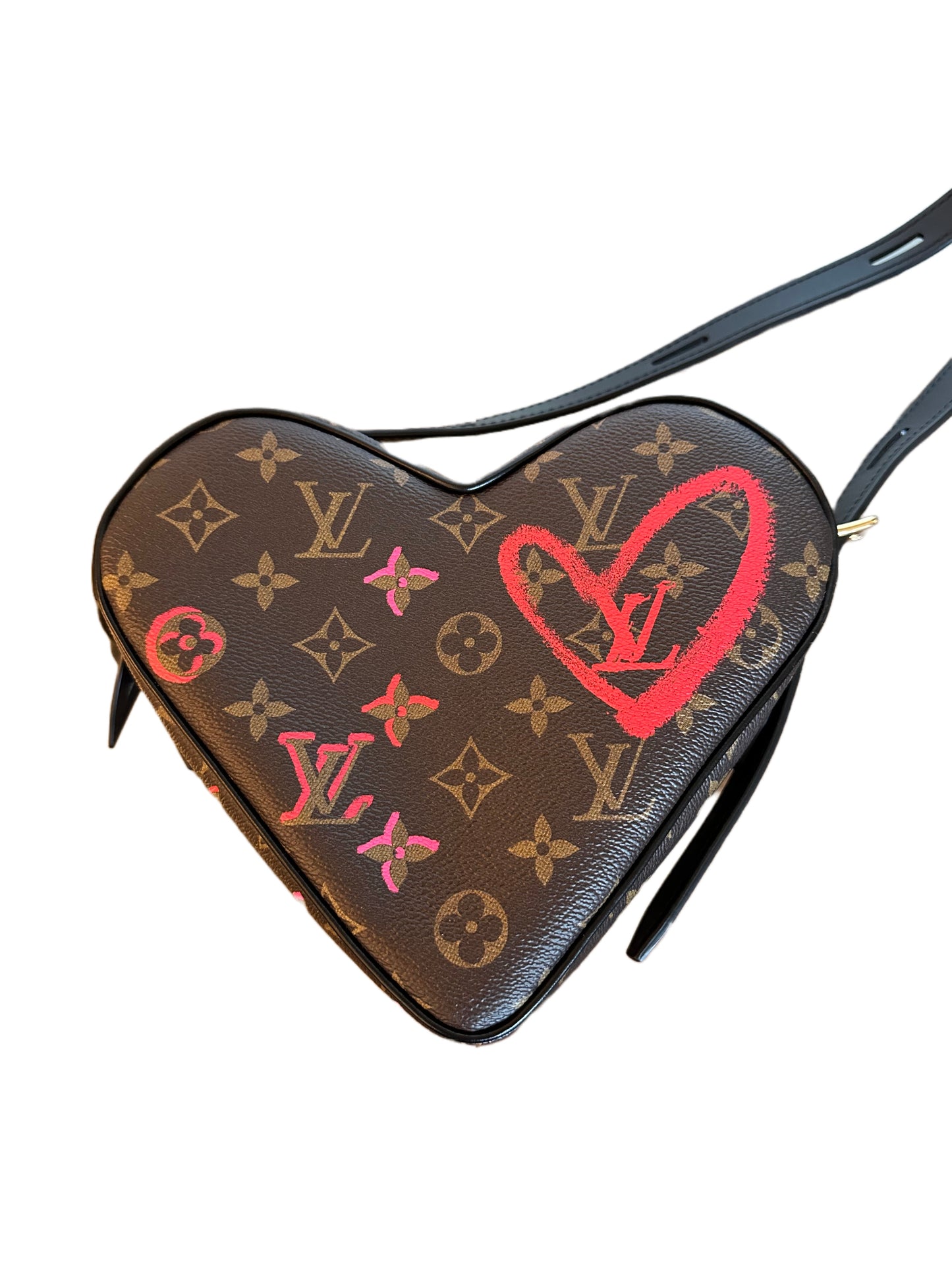 Louis Vuitton Heart Fall in Love Monogram Sac Coeur Crossbody Bag