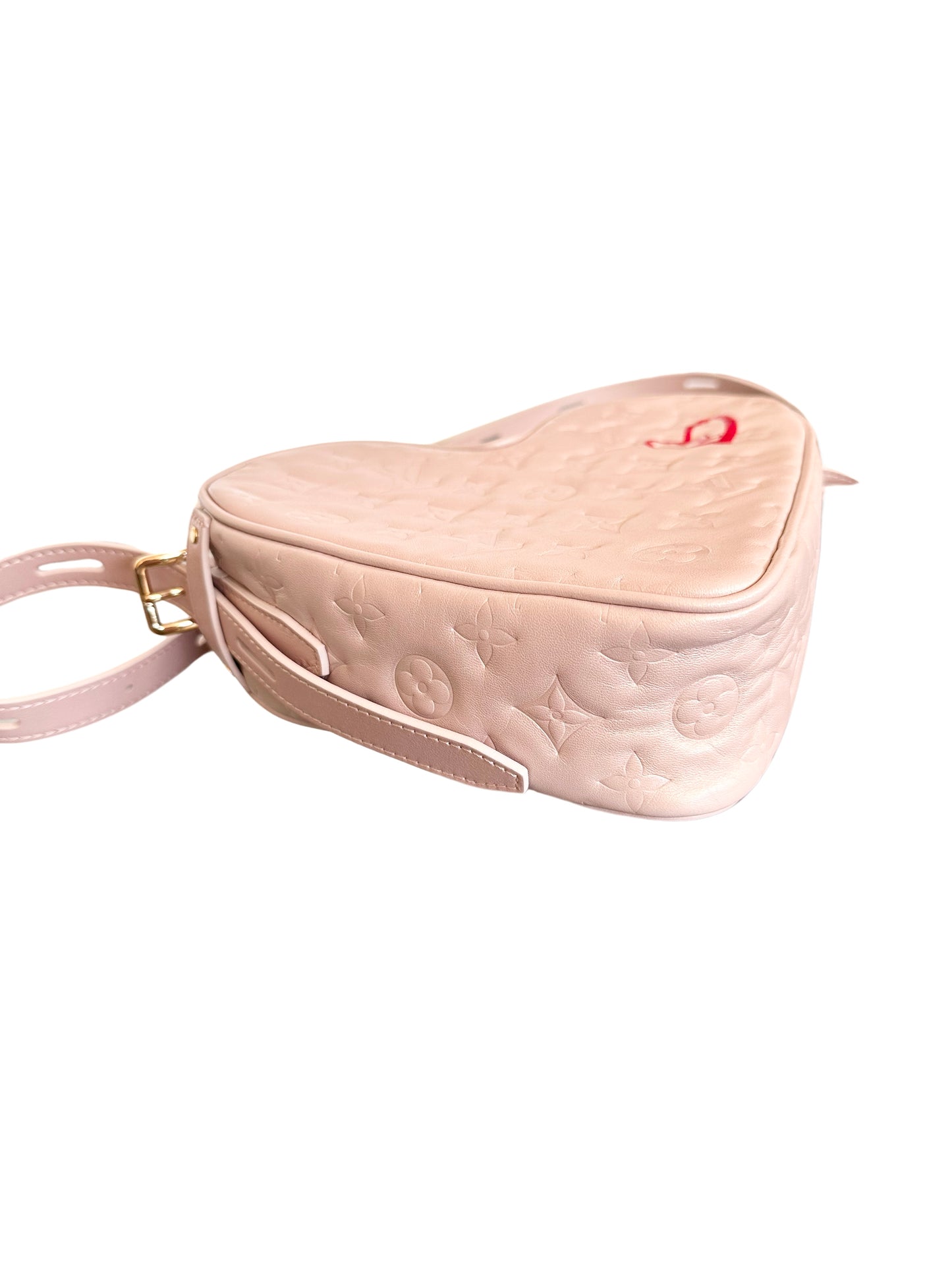 Louis Vuitton Fall In Love Sac Coeur Heart Bag Puffy Lambskin Pink