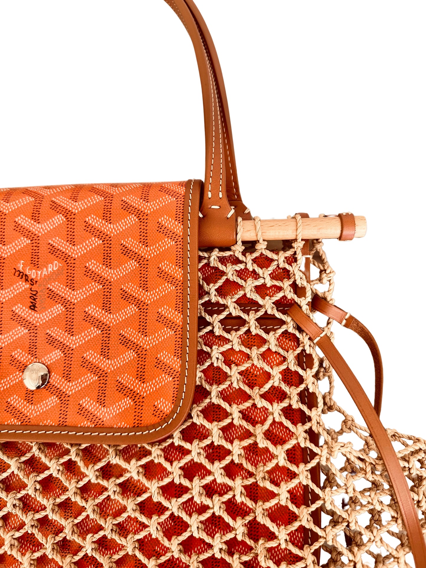 Goyard Aligre Net Tote Orange