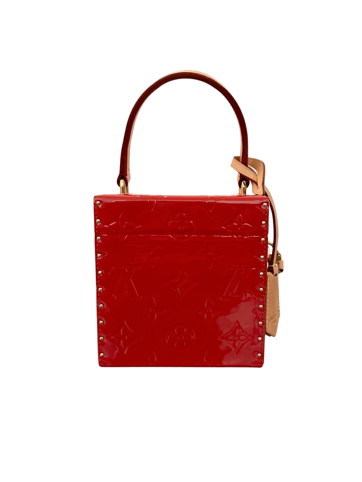 Louis Vuitton Monogram Vernis Bleecker Box Red