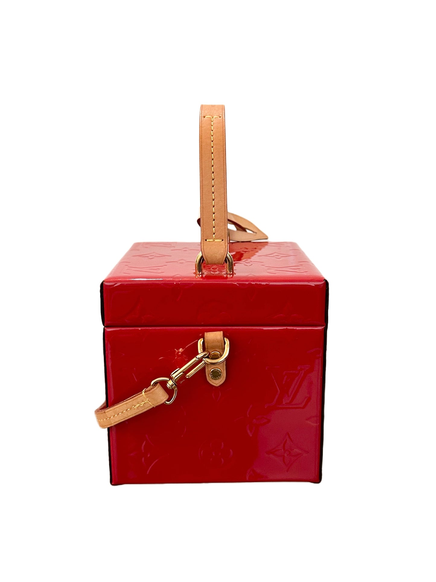 Louis Vuitton Monogram Vernis Bleecker Box Red