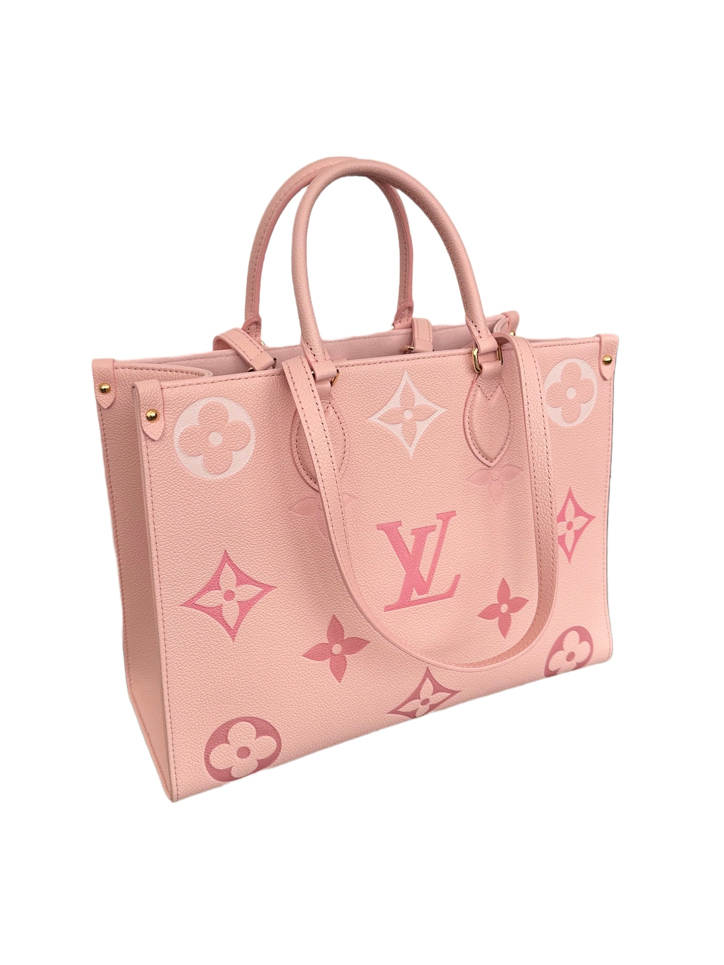 Louis Vuitton Onthego MM By The Pool Empreinte Giant Degrade Rose Gradient Pink