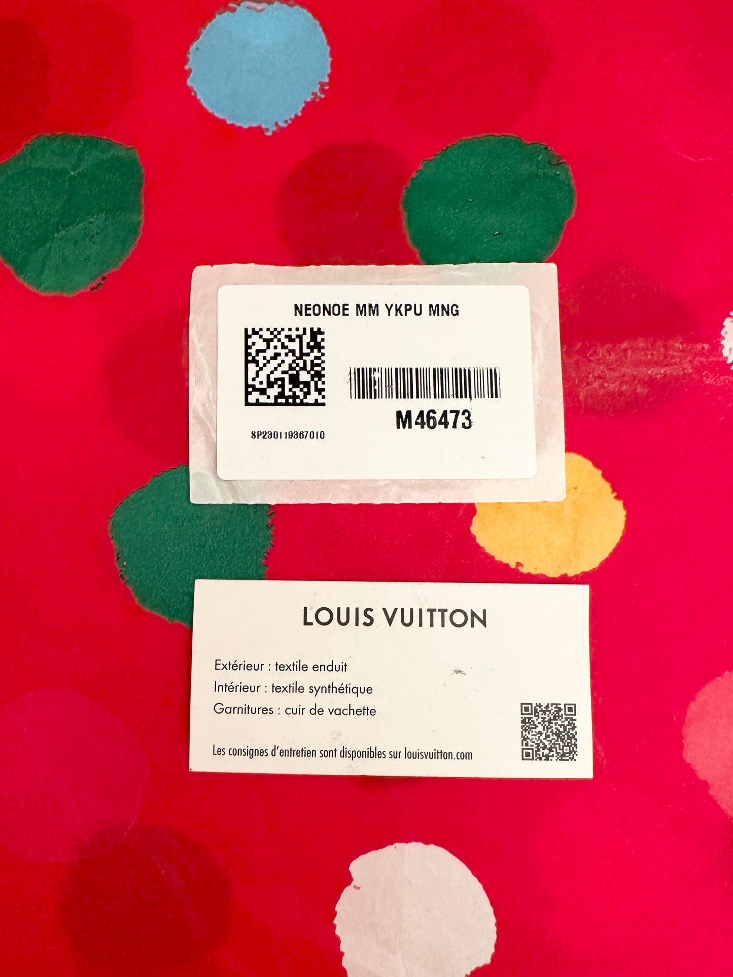 Louis Vuitton Yayoi Kusama Neonoe MM Pumpkin Dots LV x YK Limited Edition