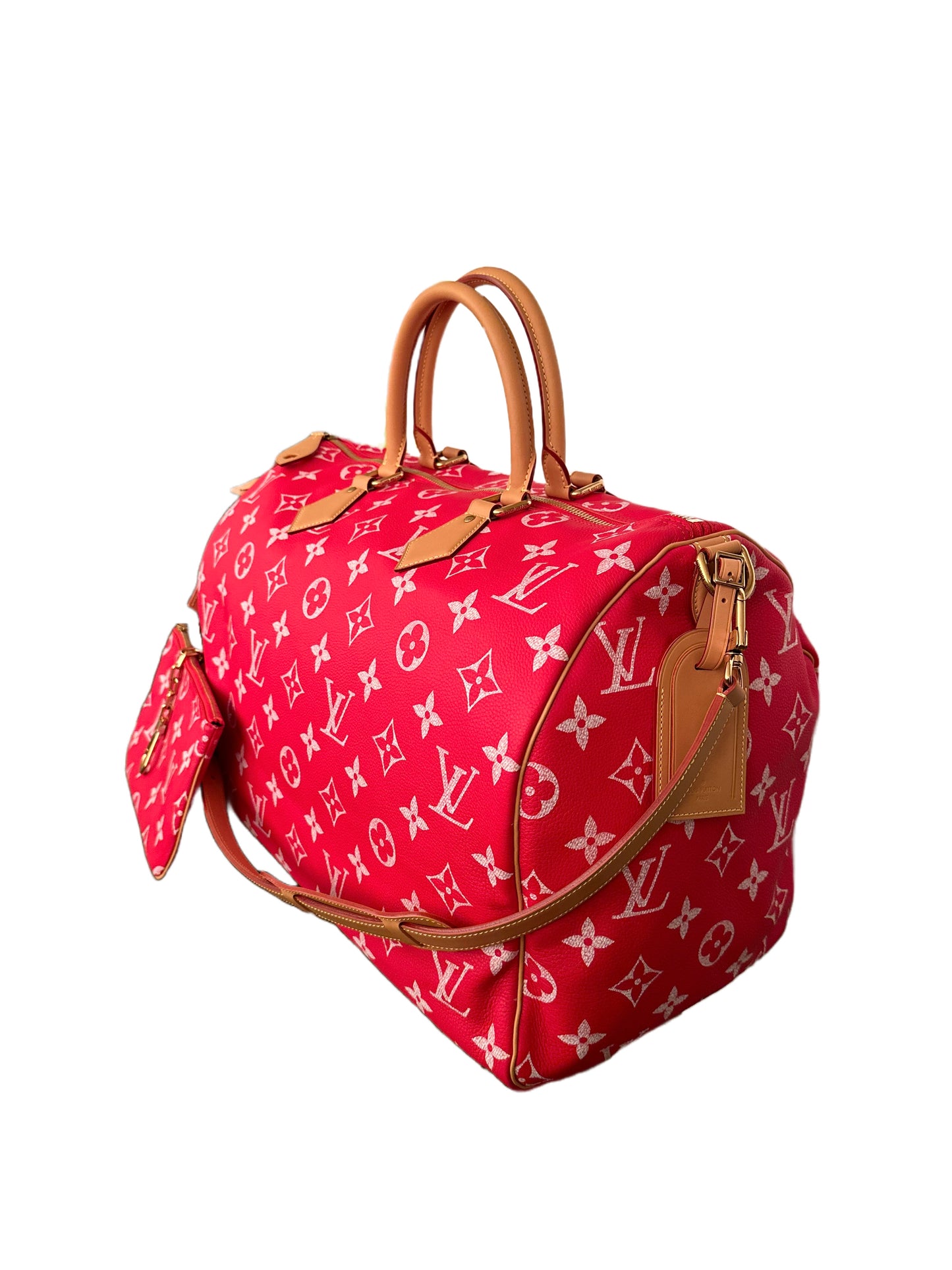 Louis Vuitton x Pharrell Williams Speedy P9 Bandoulière 50 Red Runway Limited