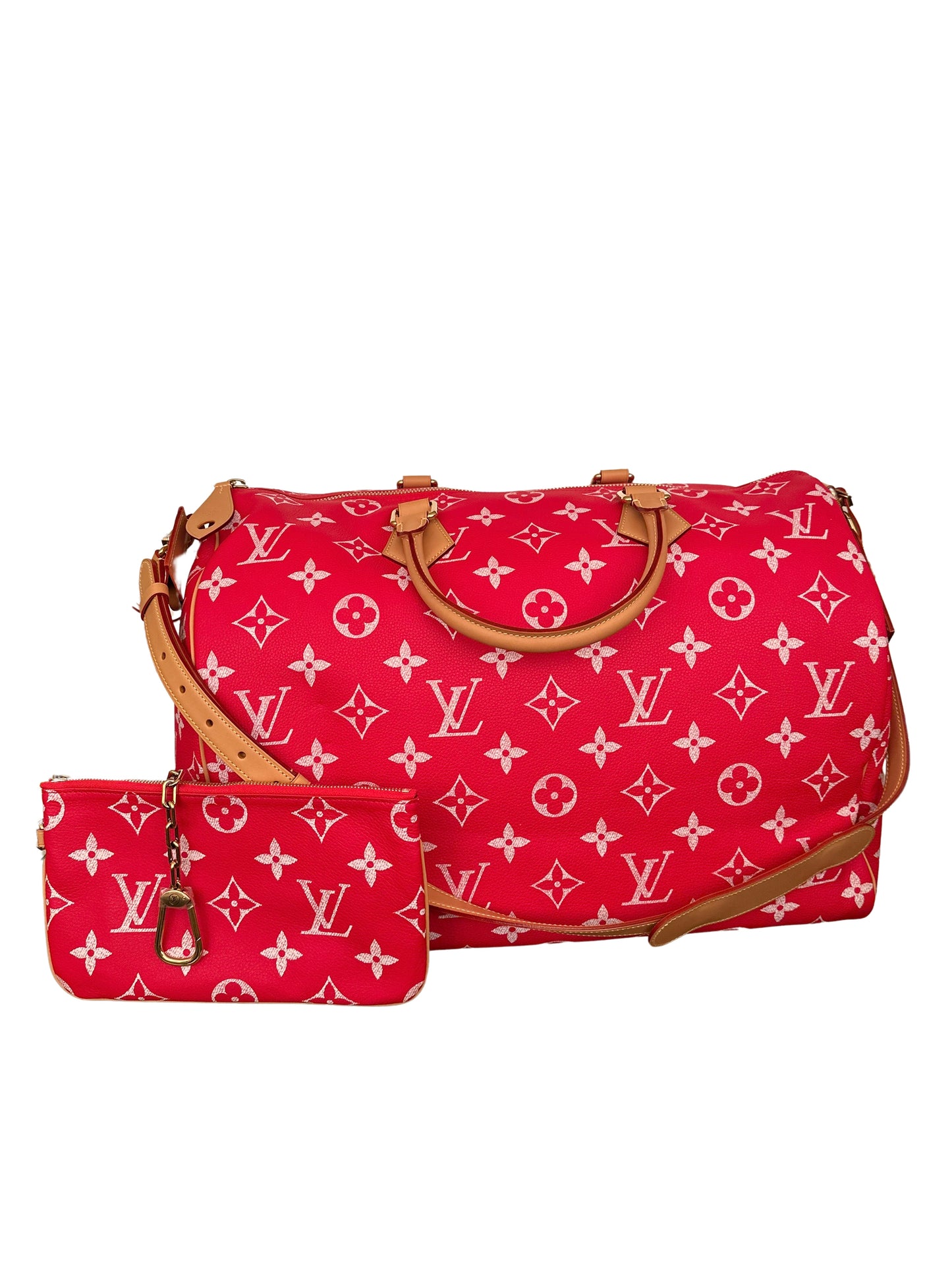 Louis Vuitton x Pharrell Williams Speedy P9 Bandoulière 50 Red Runway Limited